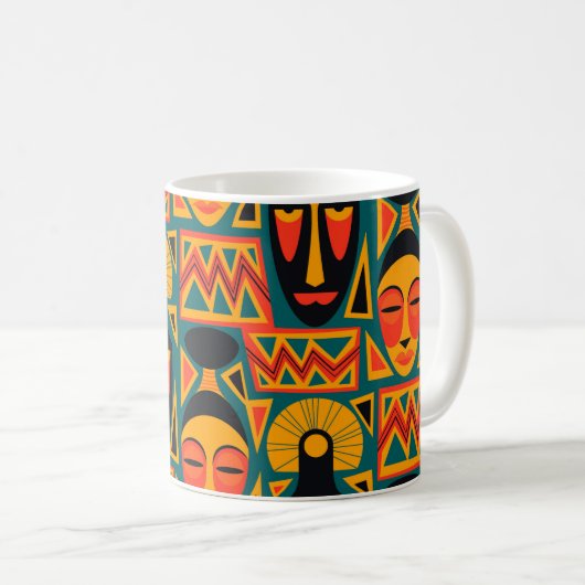 Classique du café africain Mug (Devant droit)