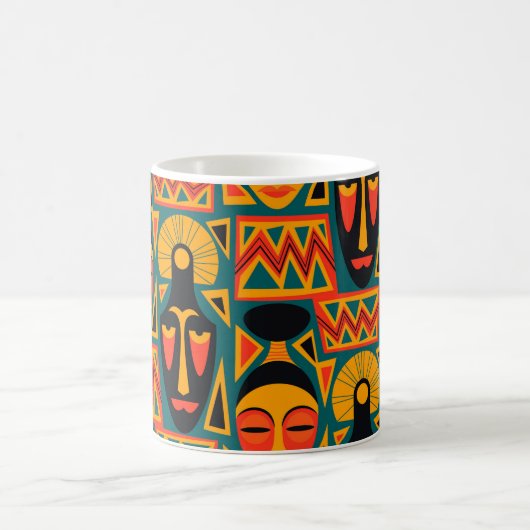 Classique du café africain Mug (Centre)