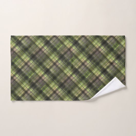 Classique écossais écossais vert écossais (Serviette à main)