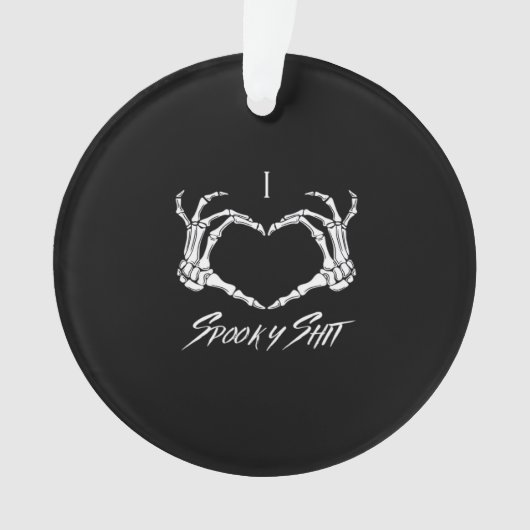 Classique éffrayant - Squelette Mains Coeur (devant)