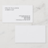 Classique Élégant Carte de visite professionnel si (Devant / Derrière)