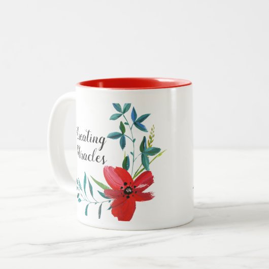 Classique Floral Gorgeous Coffee Mug (Devant gauche)