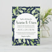 classique formel sauge vert invitation mariage (Debout devant)