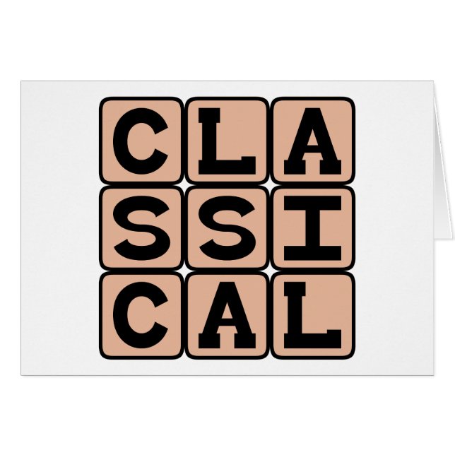Classique, Genre musical (Devant horizontal)
