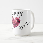 Classique Happy Father’s Day Coffee Mug (Devant droit)
