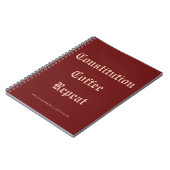 Classique Journal Constitution Note Rouge Étudiant (Côté gauche)