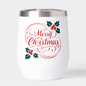 Classique Joyeux Noël Holly Berry Holiday Art (Arrière)