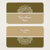 Classique Mandala Inde Style 4 (Devant & derrière)