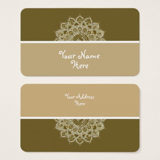 Classique Mandala Inde Style 4 (Devant & derrière)