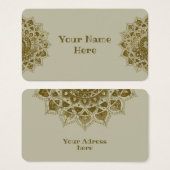 Classique Mandala Inde Style 4 (Devant & derrière)