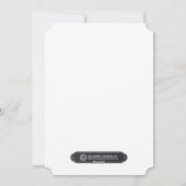 Classique marié et Joyeux Cartes photos de Noël (Dos)