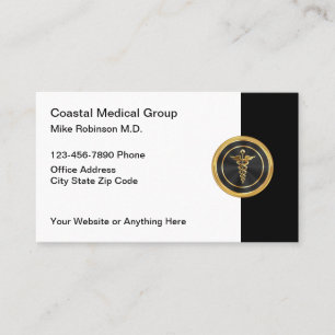Classique Médicale Docteur Cartes de visite de bur