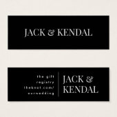 Classique Moderne Gras Gros Monogramme Cadeau Simp (Devant & derrière)