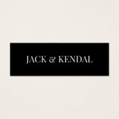 Classique Moderne Gras Gros Monogramme Cadeau Simp (Devant)