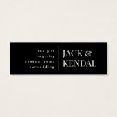 Classique Moderne Gras Gros Monogramme Cadeau Simp (Dos)