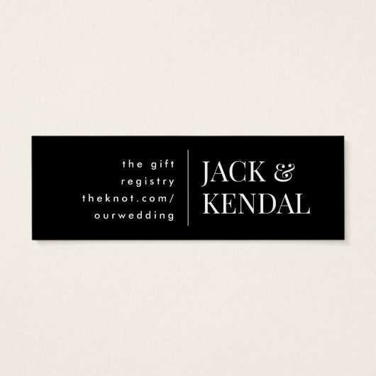 Classique Moderne Gras Gros Monogramme Cadeau Simp (Dos)