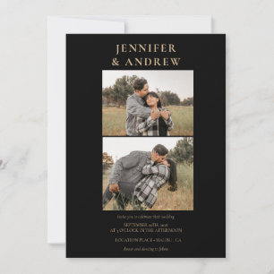 Classique moderne simple Faire-part de mariage p