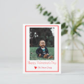 Classique moderne Valentines Carte photo (Debout devant)
