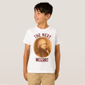 Classique Mozart mignon Musique Moderne T-shirt Lo (Devant entier)