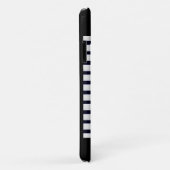 classique noir blanc rayé iPhone / coque ipad (Dos/Droite)