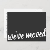 Classique Nous avons déplacé le Faire-part de dépl (Devant / Derrière)