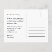 Classique Nous avons déplacé le Faire-part de dépl (Dos)