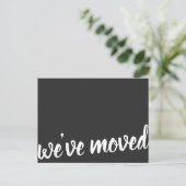 Classique Nous avons déplacé le Faire-part de dépl (Debout devant)