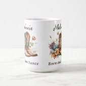 Classique personnalisable Born to Line Dance Mug (Centre)