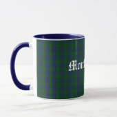 Classique Personnalisé Montgomery Tartan Plaid Mug (Gauche)