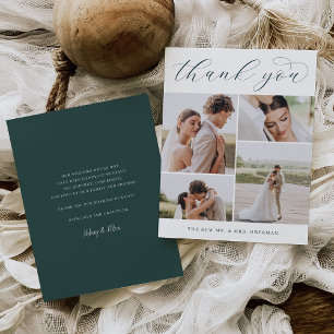 Classique quatre Faire-part de mariage à plusieu