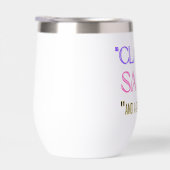 "Classique, sassy, et un peu mauvais assy." (Droite)