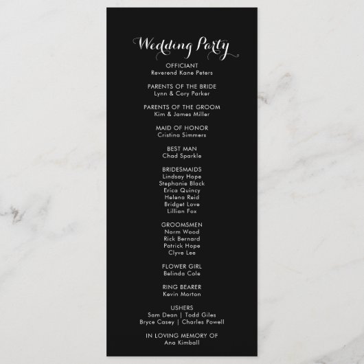 Classique Tropical Noir Bourgogne Programme de mar (Dos)