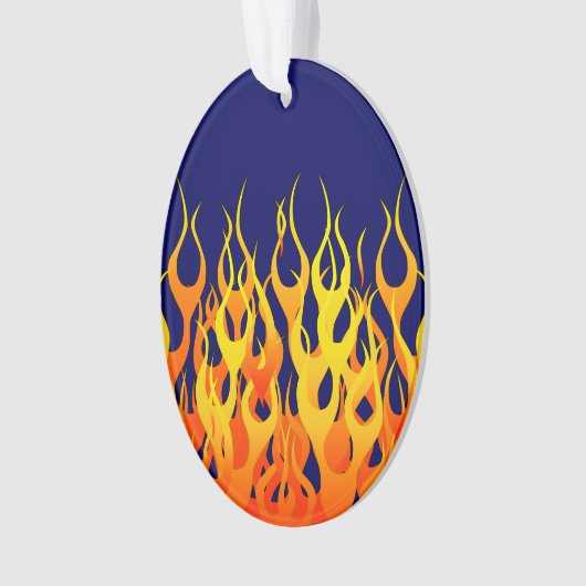 Classique vibrant emballant des flammes sur le (devant)