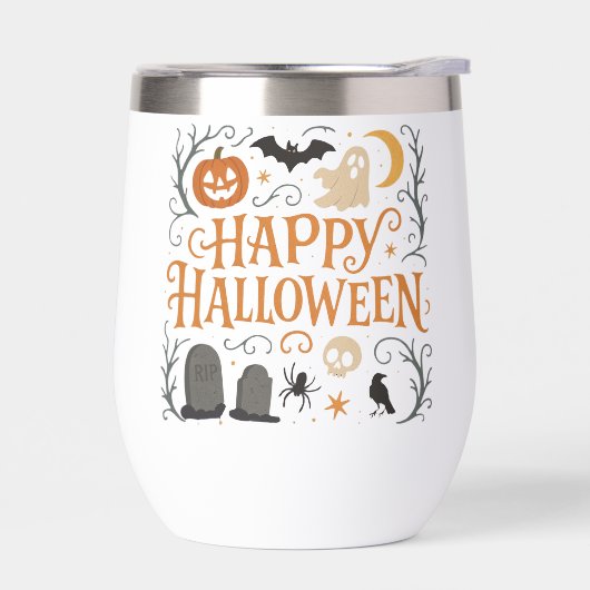 Classique, vintage Joyeux Halloween (Gauche)