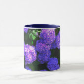 Classique violet réaliste Hydrangea Mug (Centre)