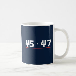 Classiques 45 47 Navy et Rouge Tasse à Café Recto-