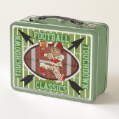 Classiques de football personnalisées Lunchbox mét (Dos)