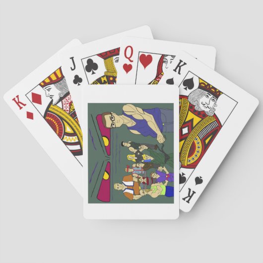 classmates anime inspired pokerkaarten (Achterkant)