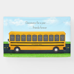 Classmates for a Year Friends Forever Custom Photo Spandoek