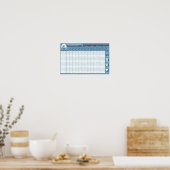Classroom Attendance Wall Poster (Keuken)