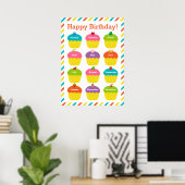 Classroom Birthday Chart Poster (Thuiskantoor)