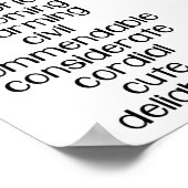 Classroom Decor, Classroom Quote, Maniers om Nice  Poster (Hoek)