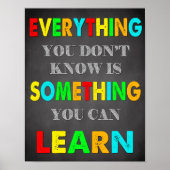 Classroom Decor, Classroom Quottes, Inspirerend Poster (Voorkant)