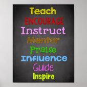 Classroom Decor, Classroom Quottes, Inspirerend Poster (Voorkant)