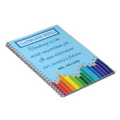 Classroom neemt kennis van de prachtige leerlingen notitieboek (Rechterzijde)