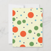 Classroom Open House - Gele Pencils & Stippen Kaart (Achterkant)