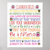 Classroom-regels Poster (Voorkant)