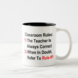 Classroom-regels Tweekleurige Koffiemok