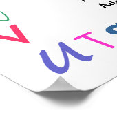 Classroom Rules Large SRF Poster (Hoek)