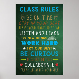 Classroom Rules Poster
